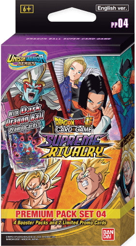 Dragon Ball Super Card Game Supreme Rivalry (Unison Warrior Series 4) Premium Pack Set