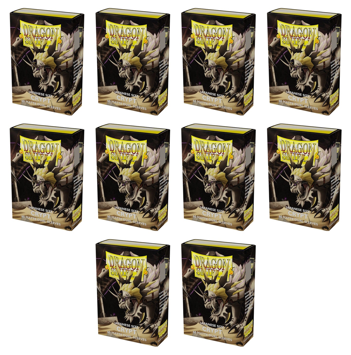 Dragon Shield Japanese Size Card Sleeves Box - Matte Dual Crypt