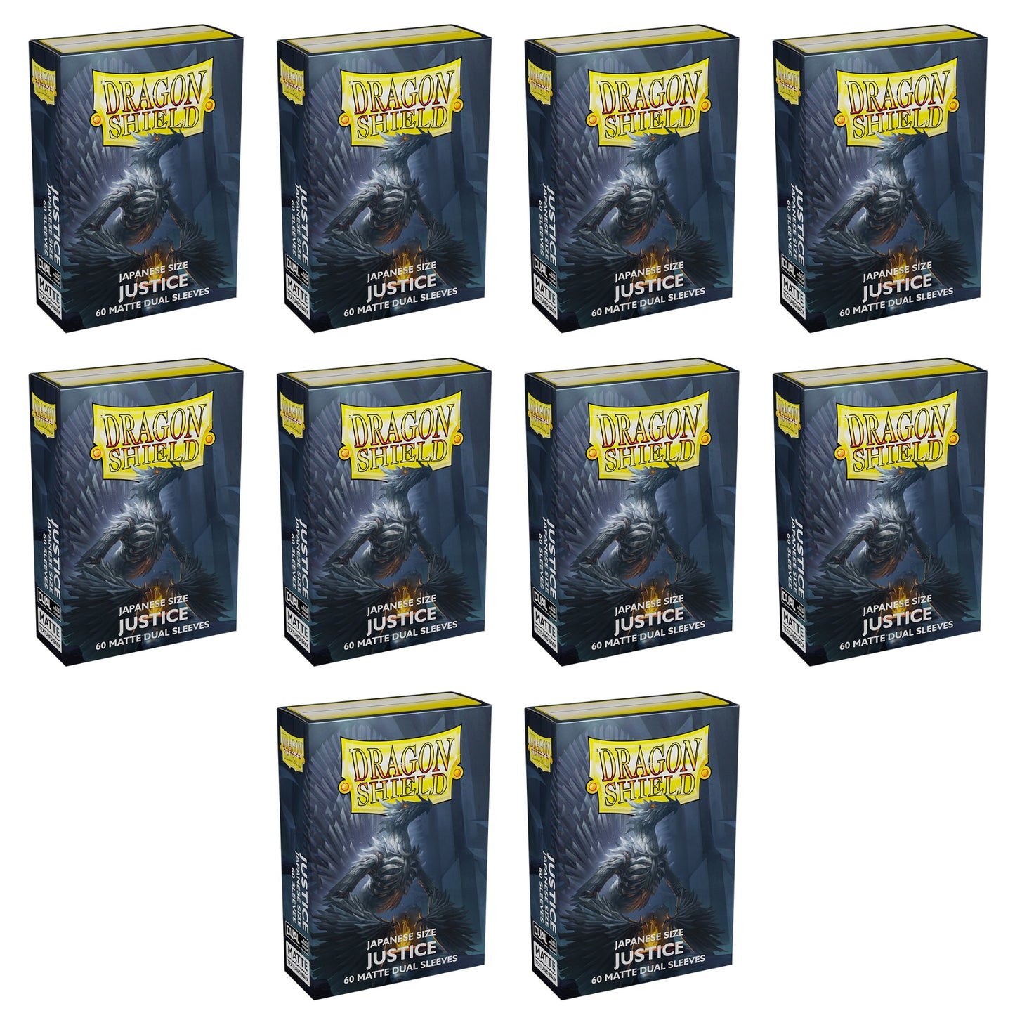 Dragon Shield Japanese (Yu-Gi-Oh Size) Card Sleeves Box - Matte Dual Justice