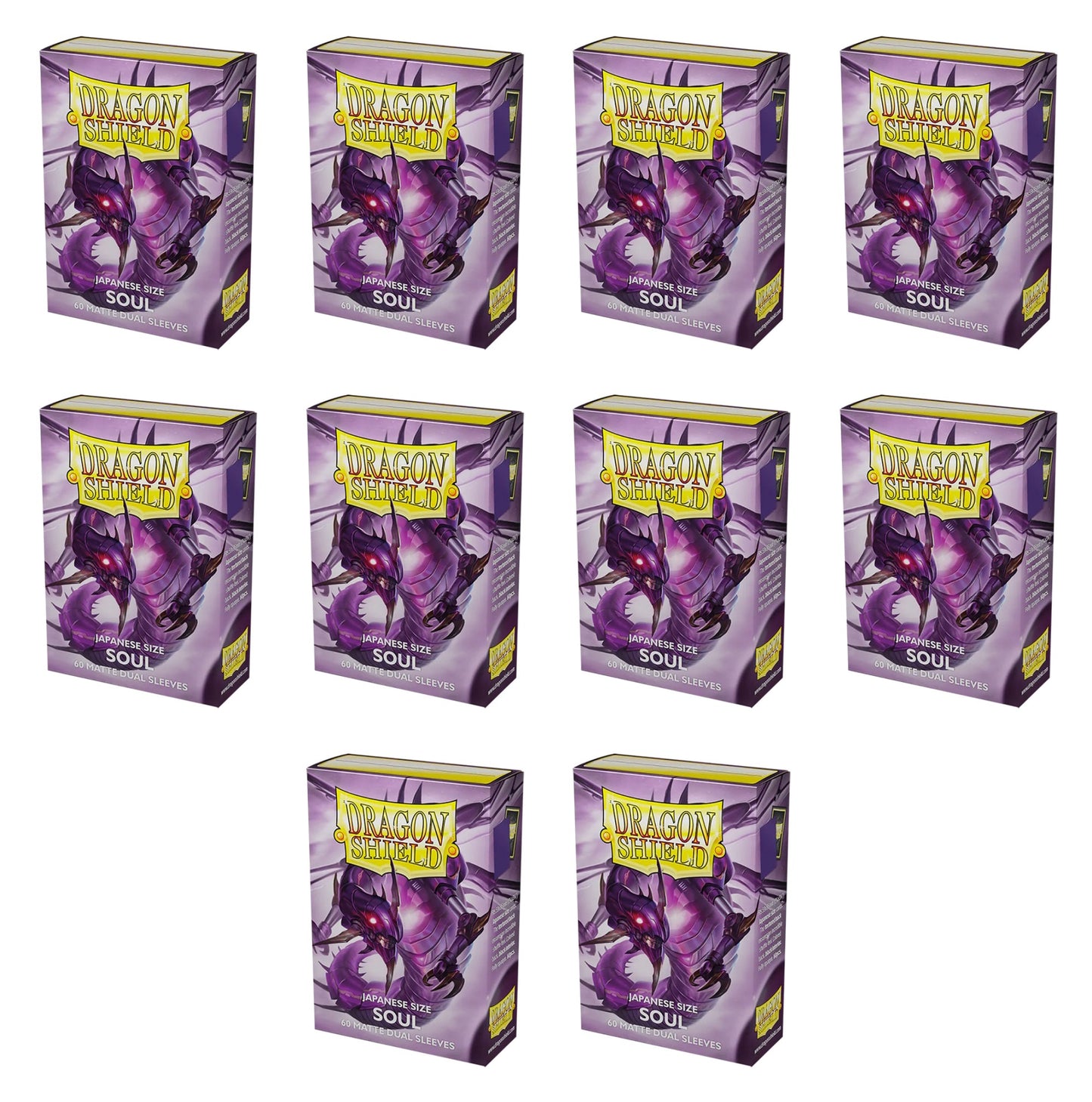 Dragon Shield Japanese (Yu-Gi-Oh Size) Card Sleeves Box - Matte Dual Soul