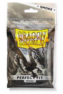 Dragon Shield Perfect Fit Sleeves Pack - Smoke
