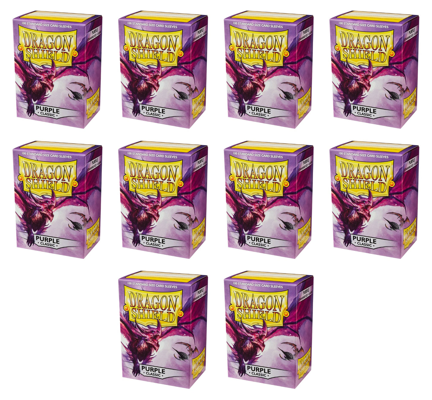Dragon Shield Standard Classic Sleeves Box - Purple