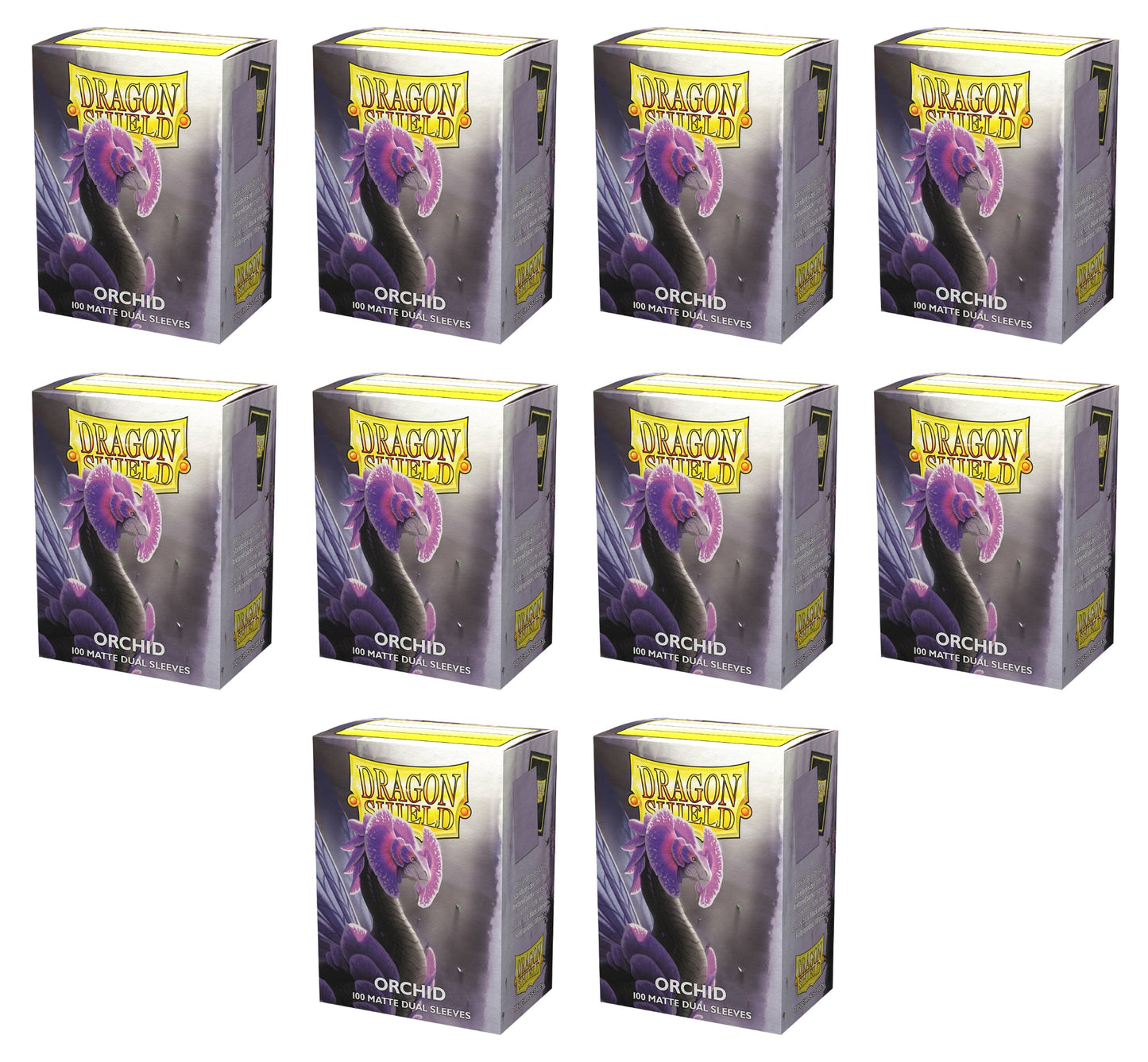 Dragon Shield Dual Sleeves Display Box - Matte Orchid