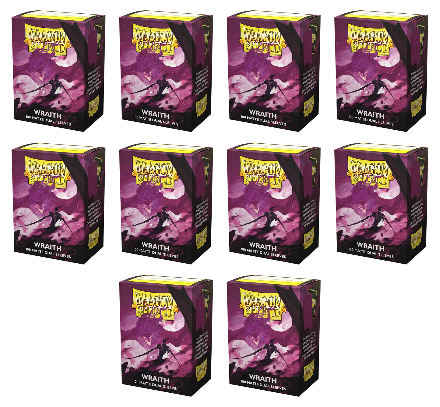 Dragon Shield Dual Sleeves Display Box - Matte Wraith