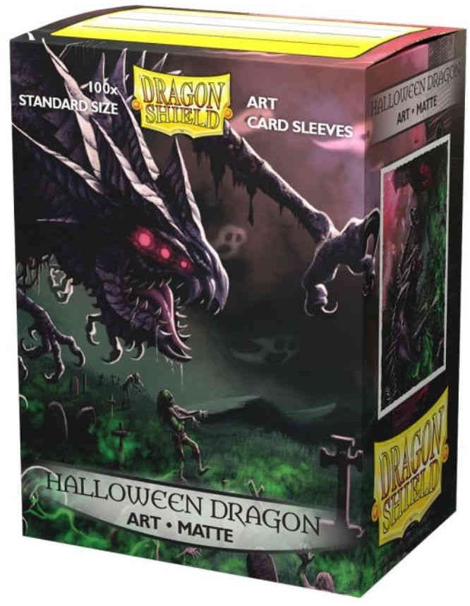 Dragon Shield Art Card Sleeves Display Box - Matte Halloween Dragon 2020