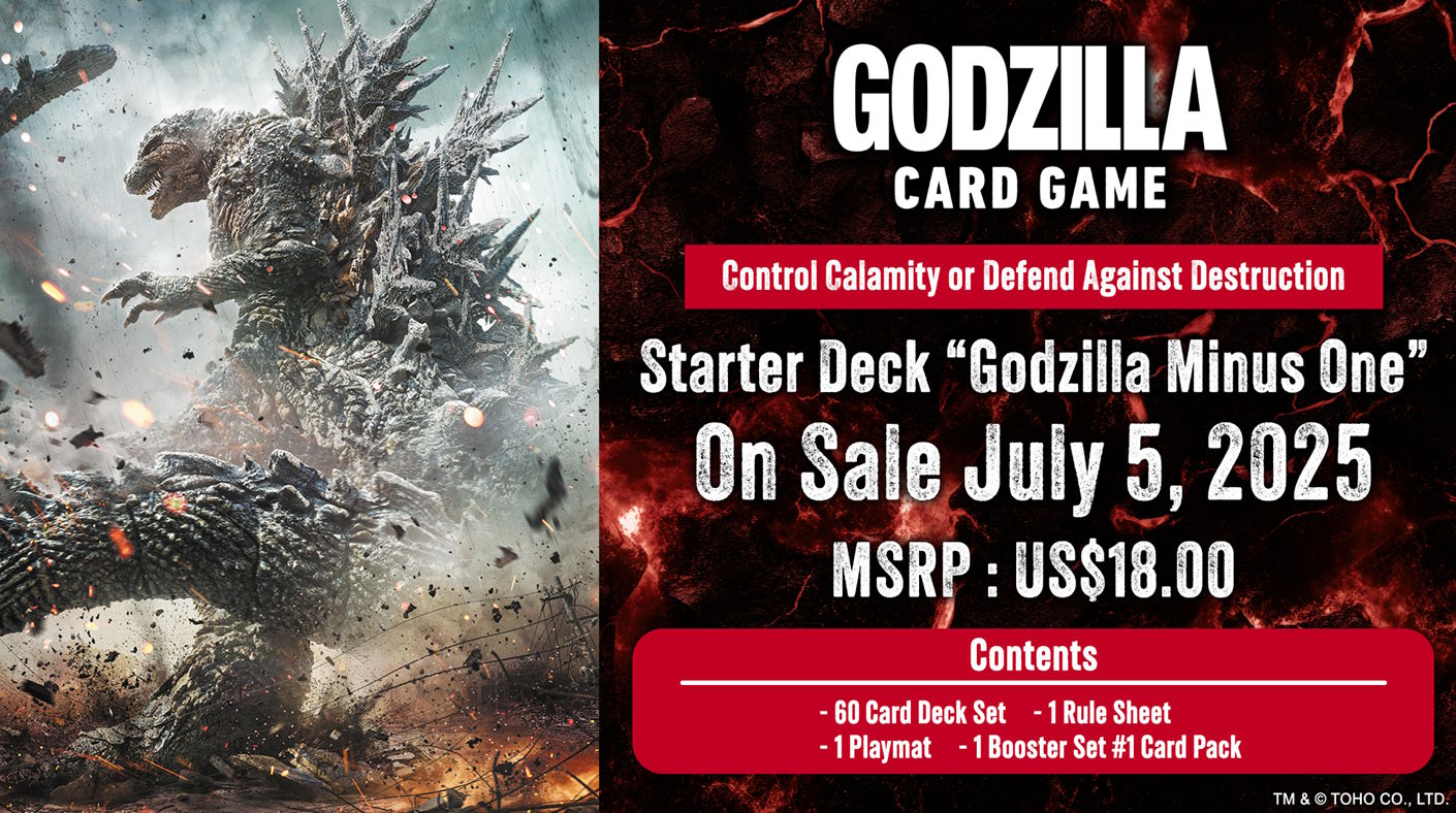 Godzilla Card Game Godzilla Minus One Starter Deck Box