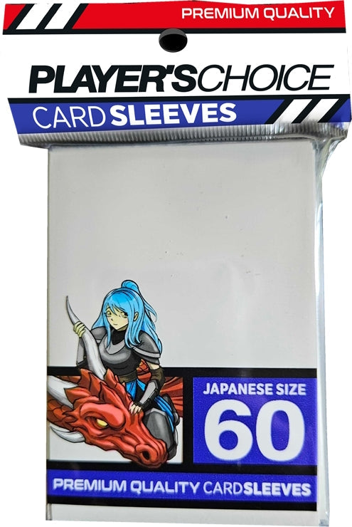 Player's Choice Japanese Size Sleeves Pack - White