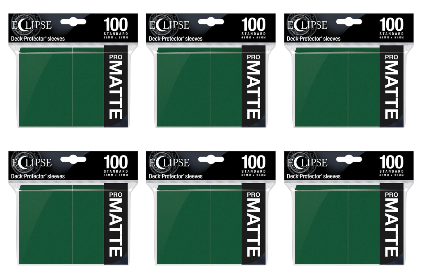 Ultra Pro Pro-Matte Eclipse Standard Size Deck Protectors Box - Forest Green