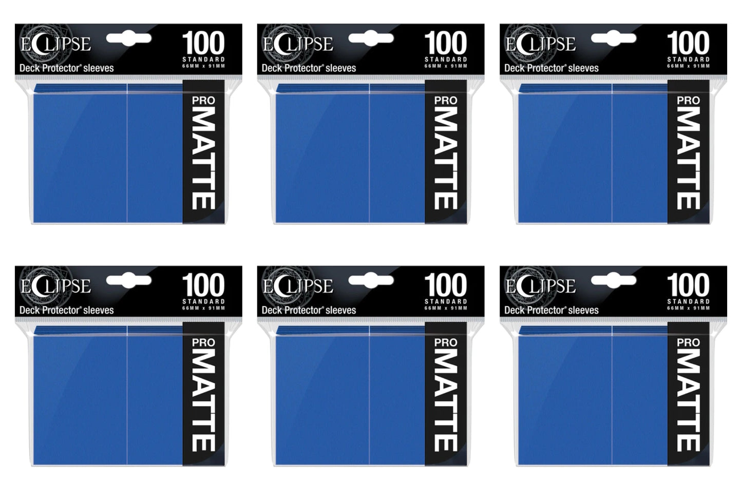 Ultra Pro Pro-Matte Eclipse Standard Size Deck Protectors Box - Pacific Blue