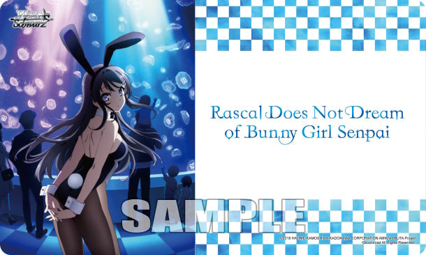Weiss Schwarz (WeiB Schwarz): Rascal Does Not Dream of Bunny Girl Senpai Play Mat