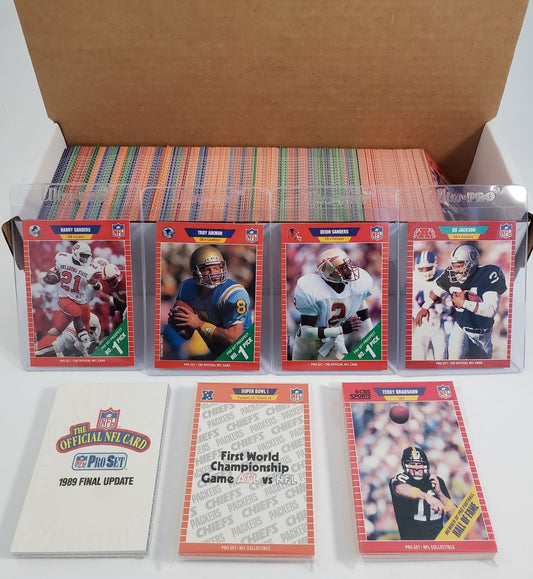 1989 Pro Set Football Master Set [#1-561 plus announcers and Super Bowl set]