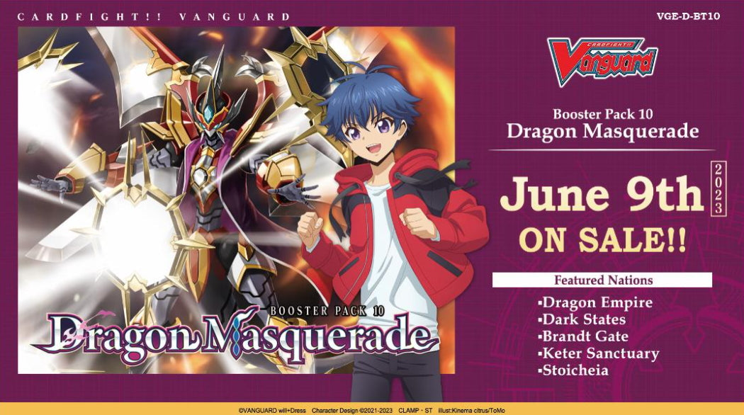 Cardfight Vanguard: Dragon Masquerade Booster Box [VGE-D-BT10/English]
