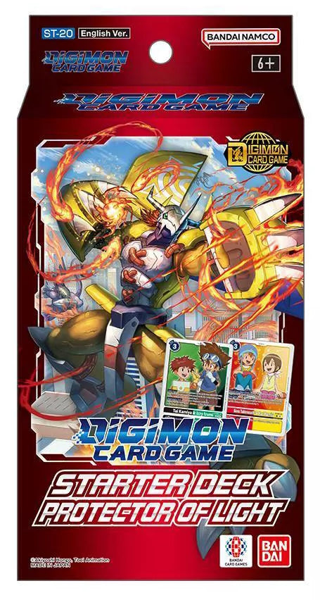 Digimon Card Game: Protector of Light Starter Deck Box [ST-20]
