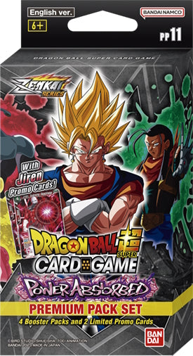 Dragon Ball Super Card Game Power Absorbed (Zenkai Series 3) Pack Set