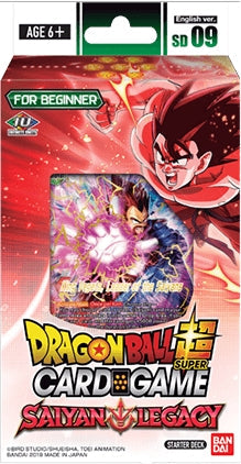 Dragon Ball Super Card Game Saiyan Legacy (Series 7 Deck #9) Starter Deck [DBS-SD09]