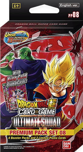 Dragon Ball Super Card Game Ultimate Squad Premium Pack Set