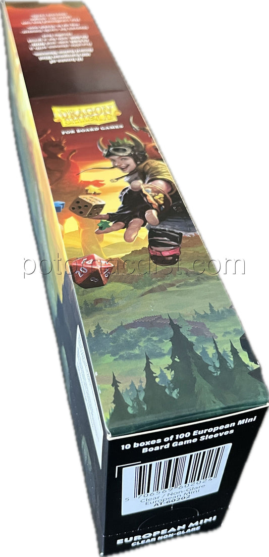 Dragon Shield Non-Glare European Mini Board Game Sleeves Box [45mm x 68mm]