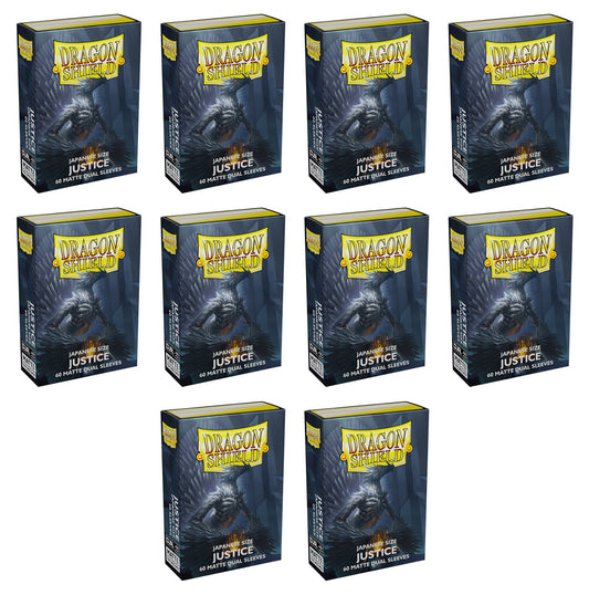 Dragon Shield Japanese (Yu-Gi-Oh Size) Card Sleeves Box - Matte Dual Justice
