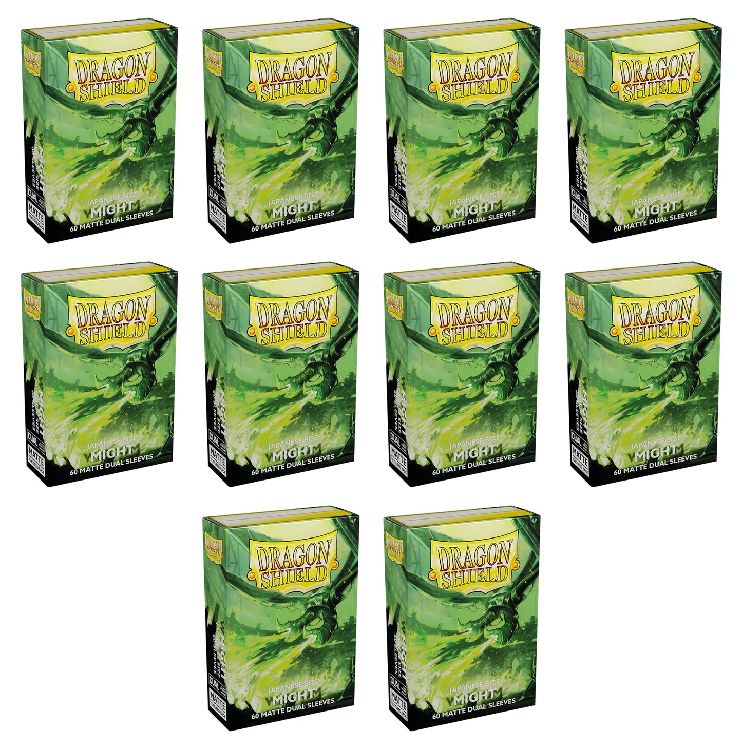 Dragon Shield Japanese Size Card Sleeves Box - Matte Dual Might