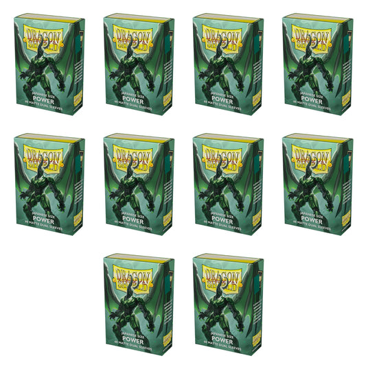 Dragon Shield Japanese (Yu-Gi-Oh Size) Card Sleeves Box - Matte Dual Power