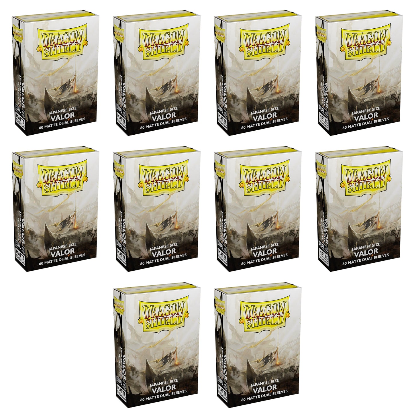 Dragon Shield Japanese (Yu-Gi-Oh Size) Card Sleeves Box - Matte Dual Valor