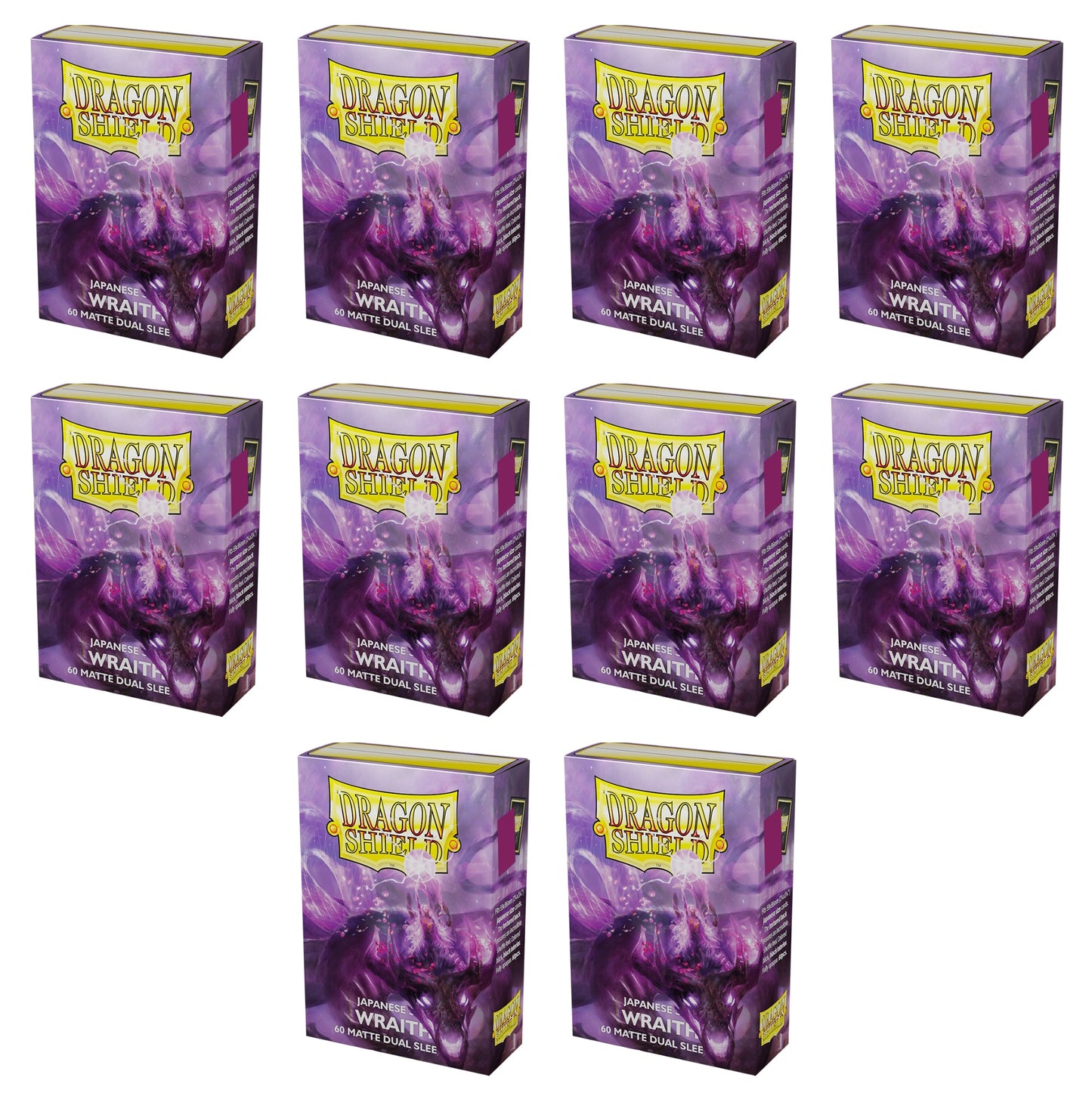 Dragon Shield Japanese (Yu-Gi-Oh Size) Card Sleeves Box - Matte Dual Wraith