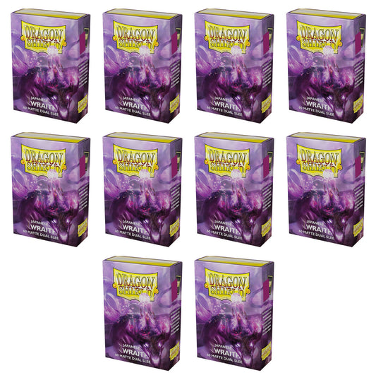 Dragon Shield Japanese (Yu-Gi-Oh Size) Card Sleeves Box - Matte Dual Wraith