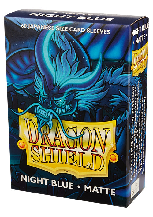Dragon Shield Japanese Size Card Sleeves Pack - Matte Night Blue