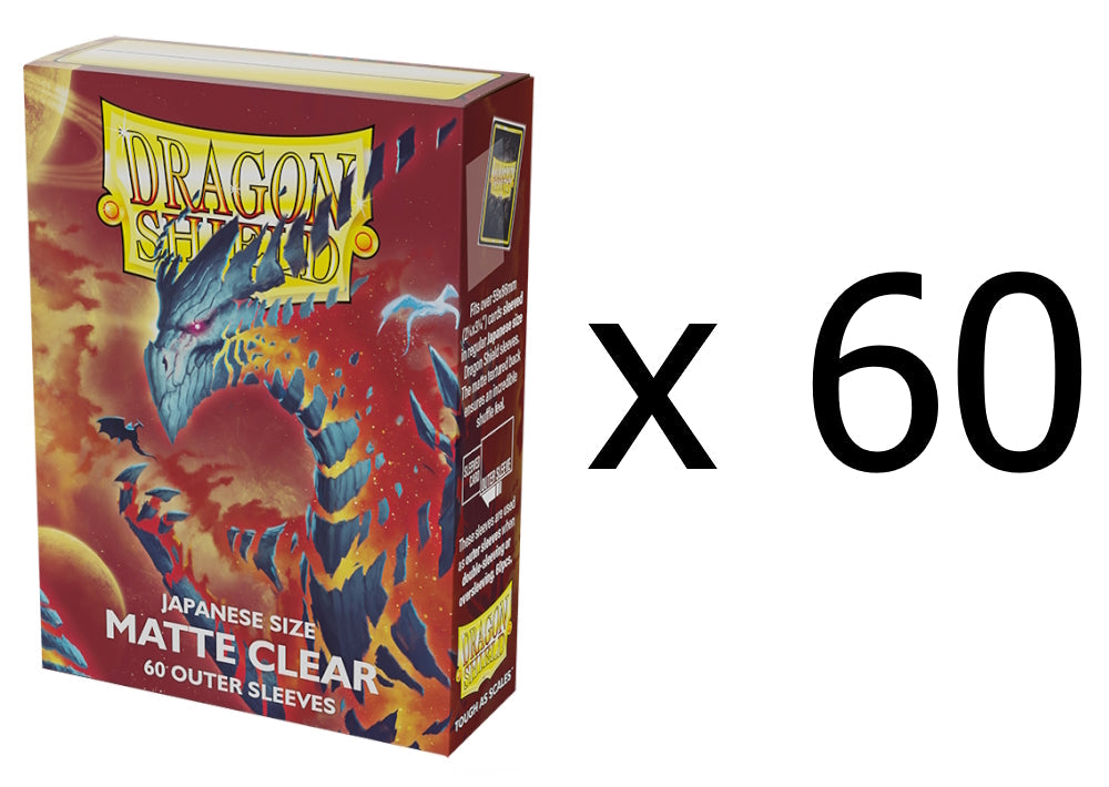 Dragon Shield Japanese (Yu-Gi-Oh Size) Matte Outer Sleeves Case [60 packs]