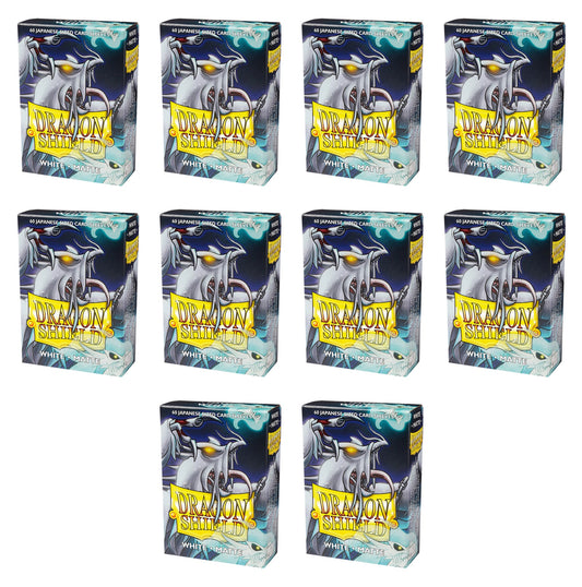Dragon Shield Japanese (Yu-Gi-Oh Size) Card Sleeves Box - Matte White [10 packs]