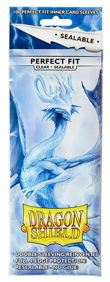 Dragon Shield Perfect Fit Sealable Sleeves - Clear [5 packs]
