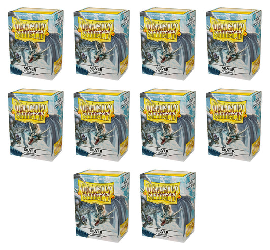 Dragon Shield Standard Classic Sleeves Box - Silver