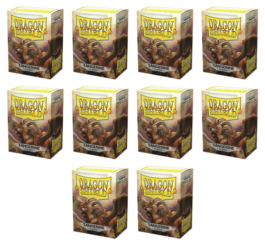 Dragon Shield Standard Classic Sleeves Box - Tangerine