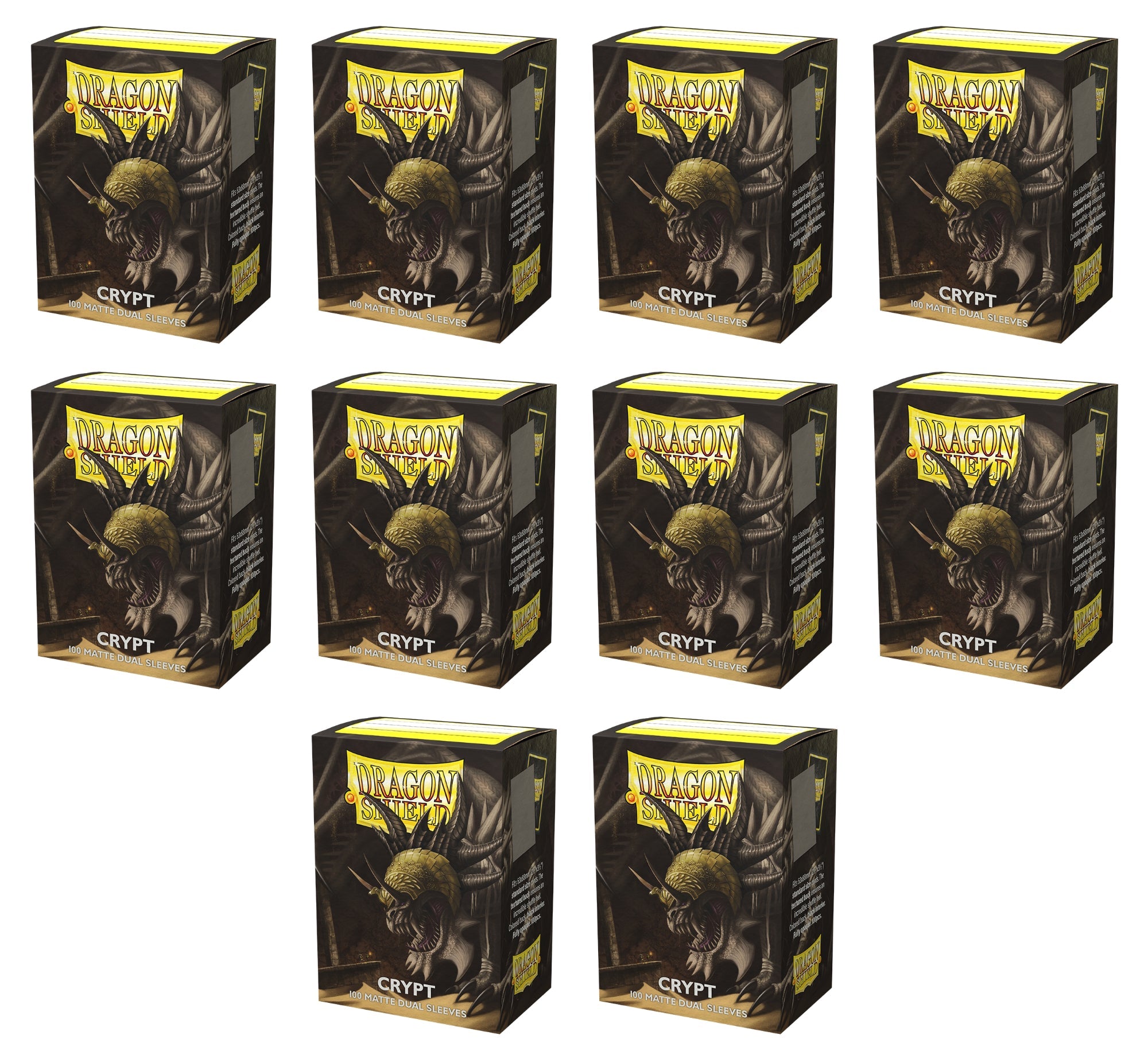 Dragon Shield Dual Sleeves Display Box - Matte Crypt – Potomac Distribution