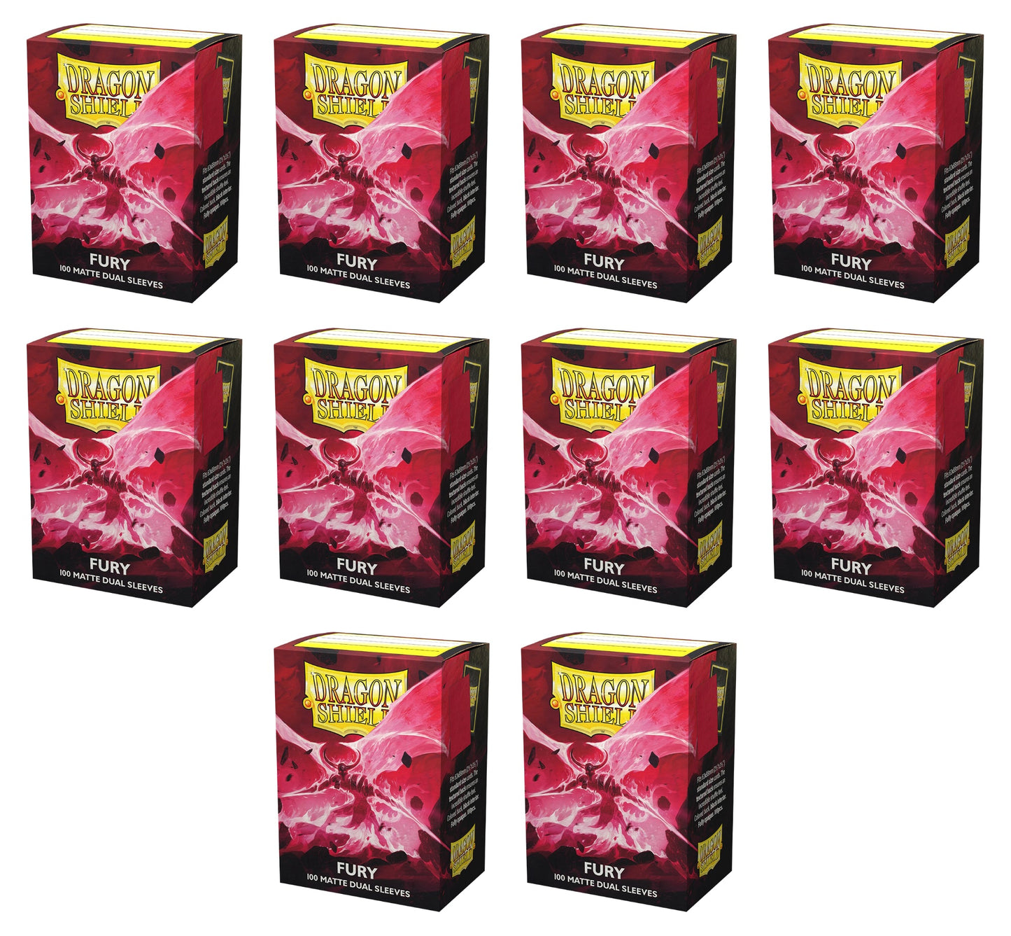 Dragon Shield Dual Sleeves Display Box - Matte Fury