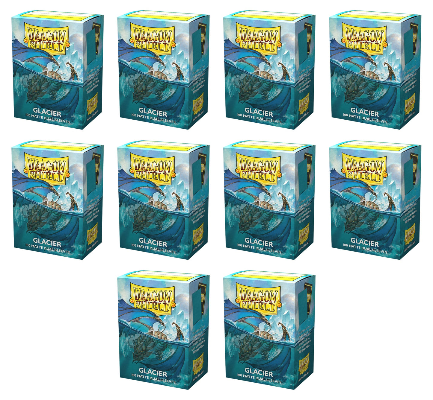 Dragon Shield Dual Sleeves Display Box - Matte Glacier