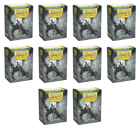 Dragon Shield Dual Sleeves Display Box - Matte Justice