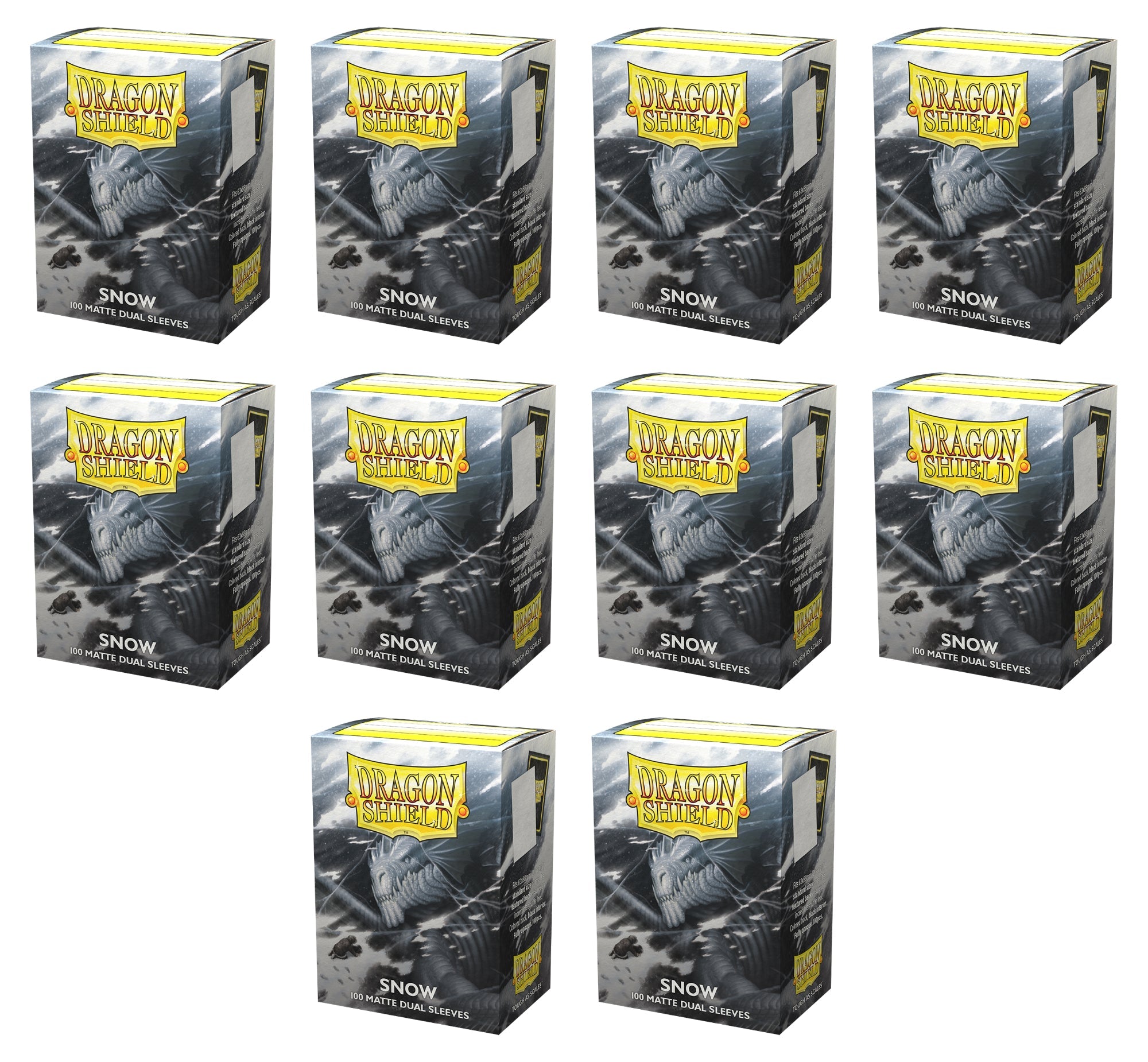 Dragon Shield Dual Sleeves Display Box - Matte Snow – Potomac