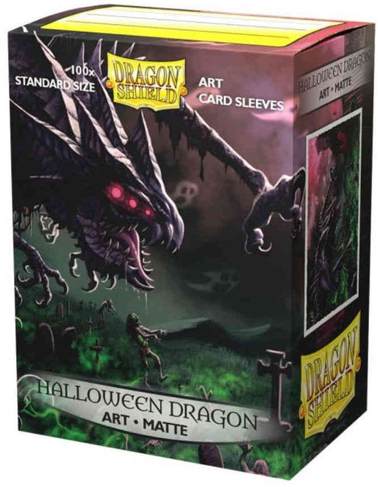 Dragon Shield Art Card Sleeves Display Box - Matte Halloween Dragon 2020