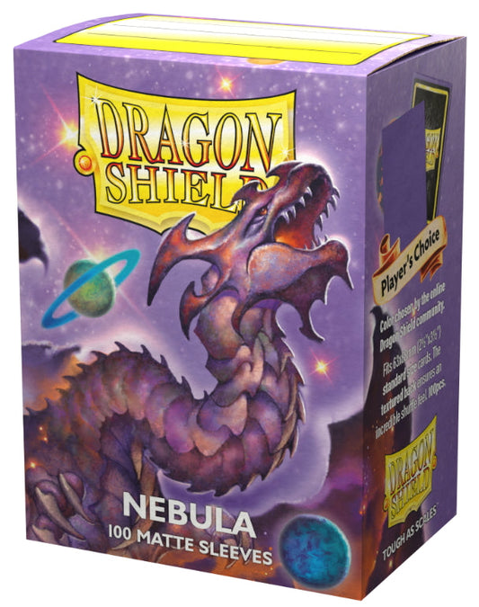 Dragon Shield Standard Size Card Game Sleeves  Box - Matte Nebula