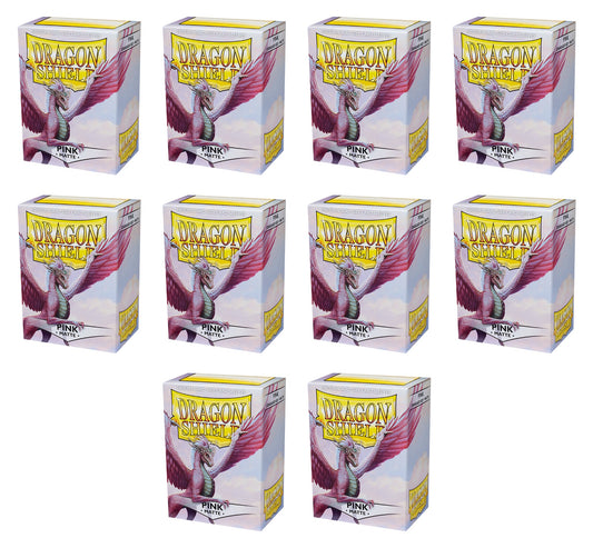 Dragon Shield Standard Size Card Game Sleeves Box - Matte Pink