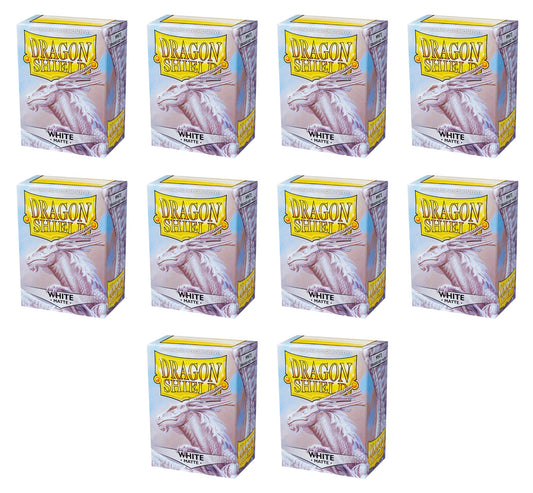 Dragon Shield Standard Size Card Game Sleeves Box - Matte White