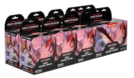 Dungeons & Dragons Miniatures: Icons of the Realms Fizban's Treasury of Dragons Booster Brick