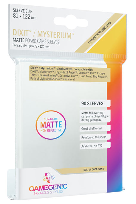 Gamegenic Matte Board Game Sleeves Box - Dixit/Mysterium