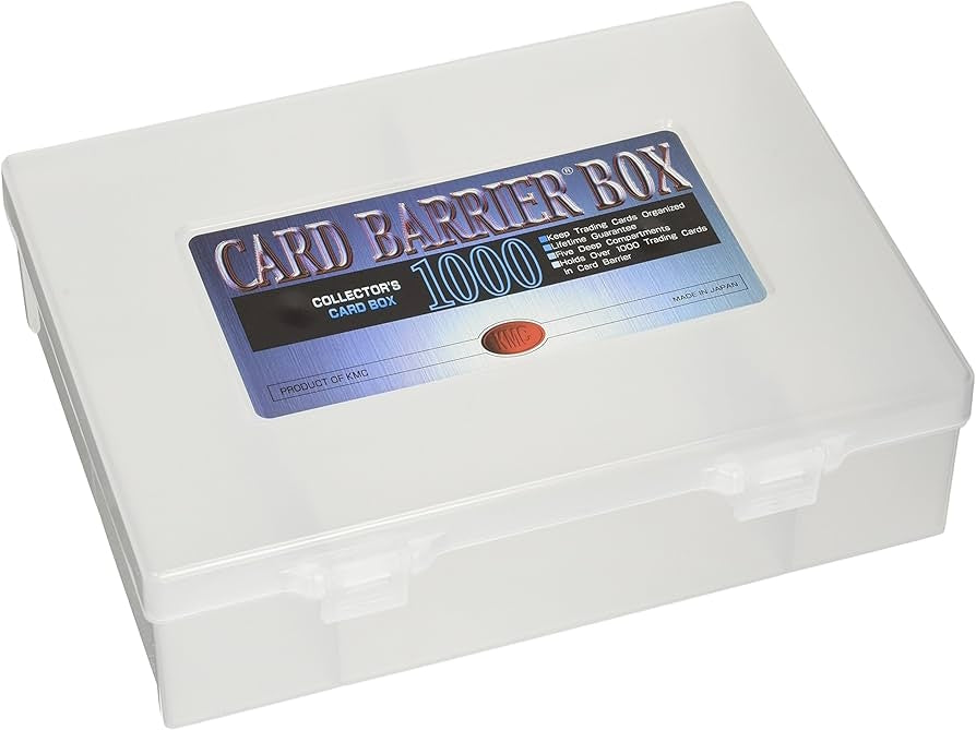 KMC Card Barrier 1000ct Storage Box [2-pack]