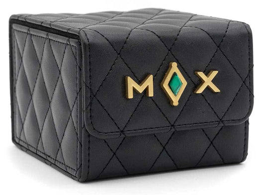 KMC Mox Luxury 133+ Black Standard Deck Box
