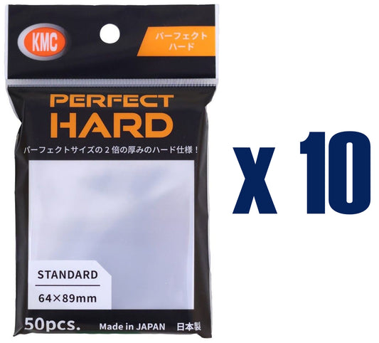 KMC Standard Size Sleeves - Perfect Hard [10 packs]