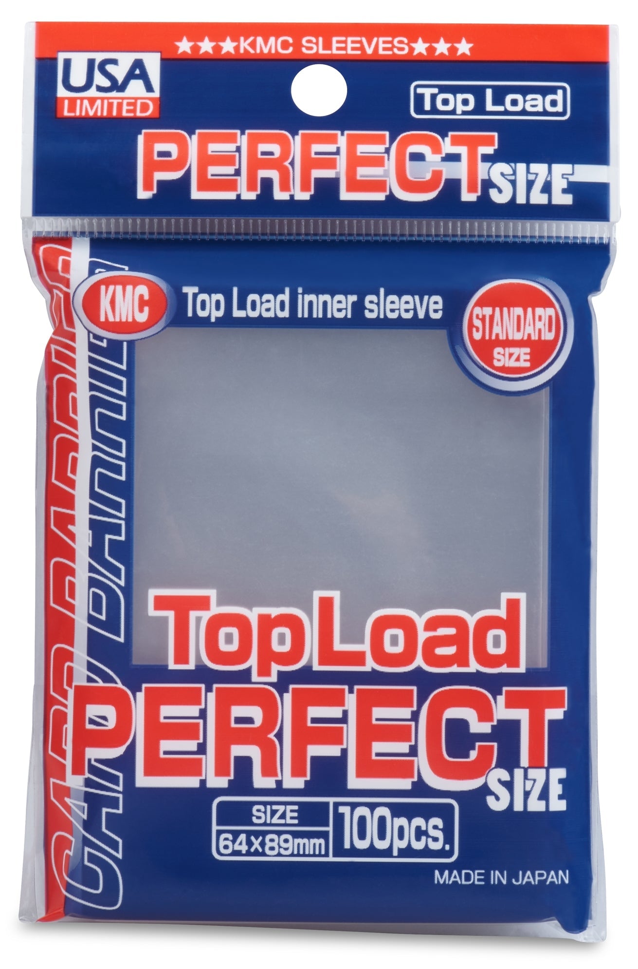 KMC Standard Size Sleeves - Perfect Size [5 packs]