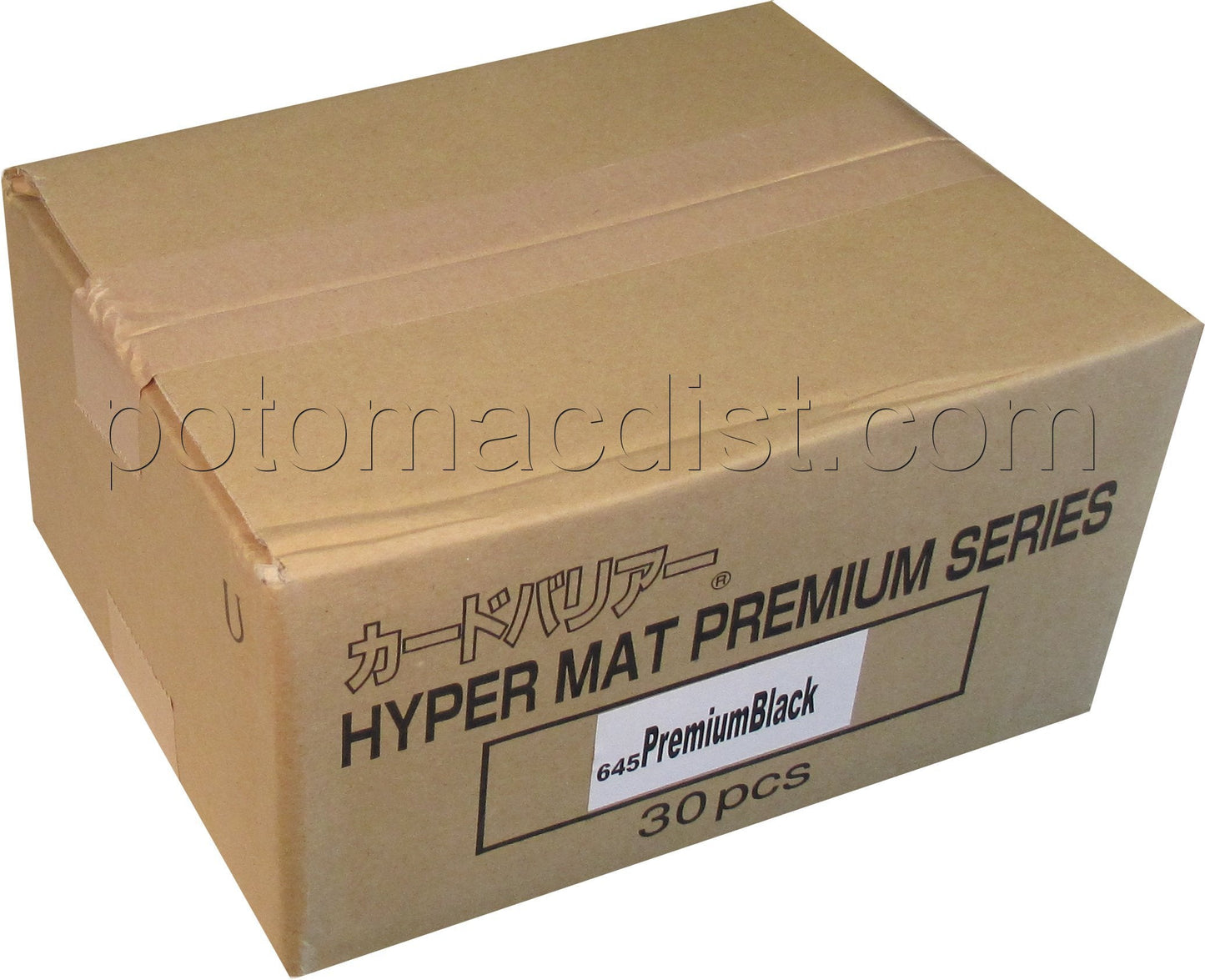 KMC Card Barrier Mat Series Standard Size Sleeves Case - Premium Hyper Matte Black [30 packs]