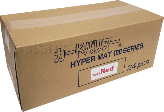 KMC Hyper Matte USA 100 ct. Standard Size Sleeves - Red Case [24 packs]